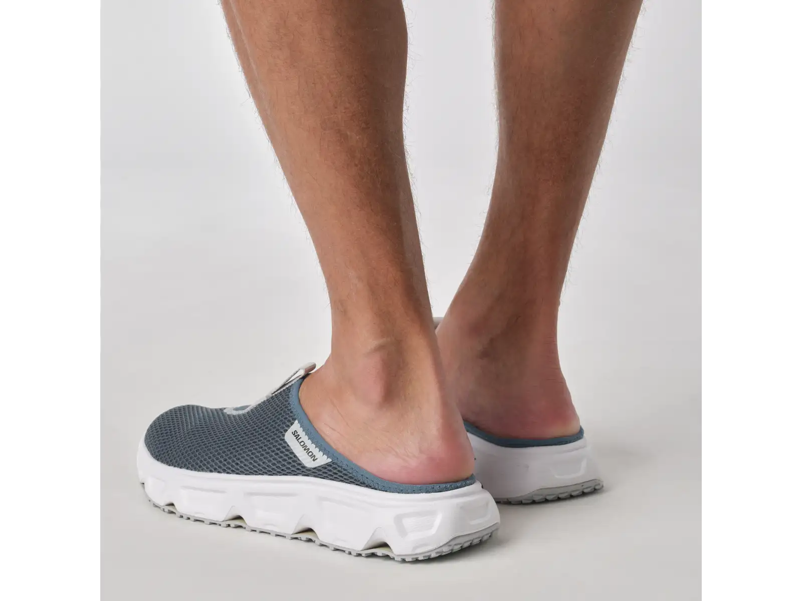 Salomon Reelax Slide 6.0 męskie klapki Blue Ashes/White/Pearl blue