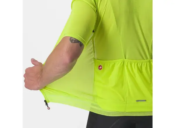 Castelli Superleggera 3 męska koszulka krótki rękaw Electric Lime