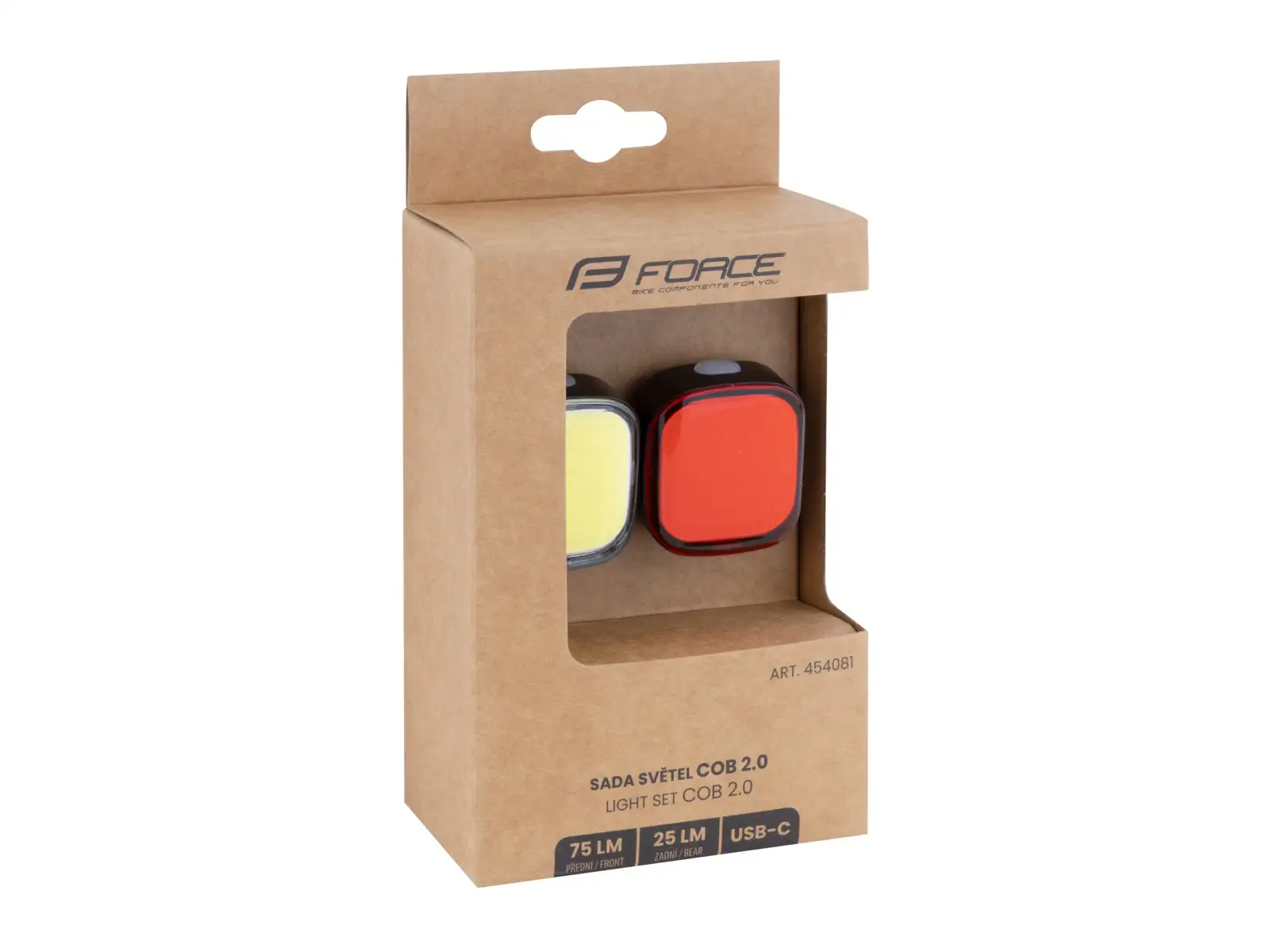 Force Cob 2.0 USB zestaw przedniej i tylnej lampki impulsowej