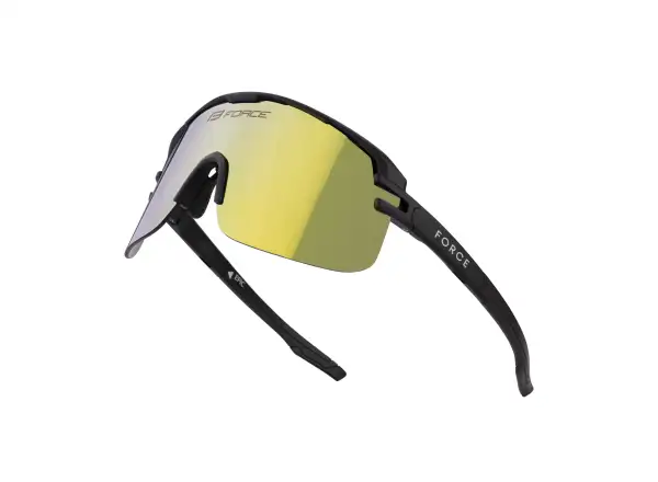 Force Epic okulary czarne/żółte lustrzane szkło