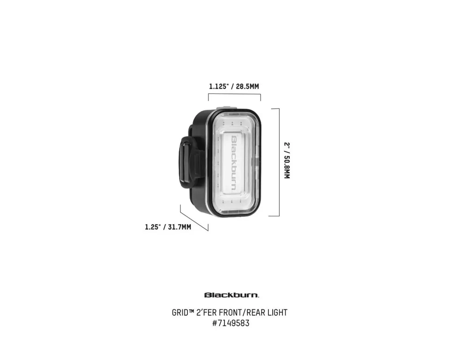 Blackburn Grid 2FER Two Pack przednia/tylna lampka 2 sztuki pakiet