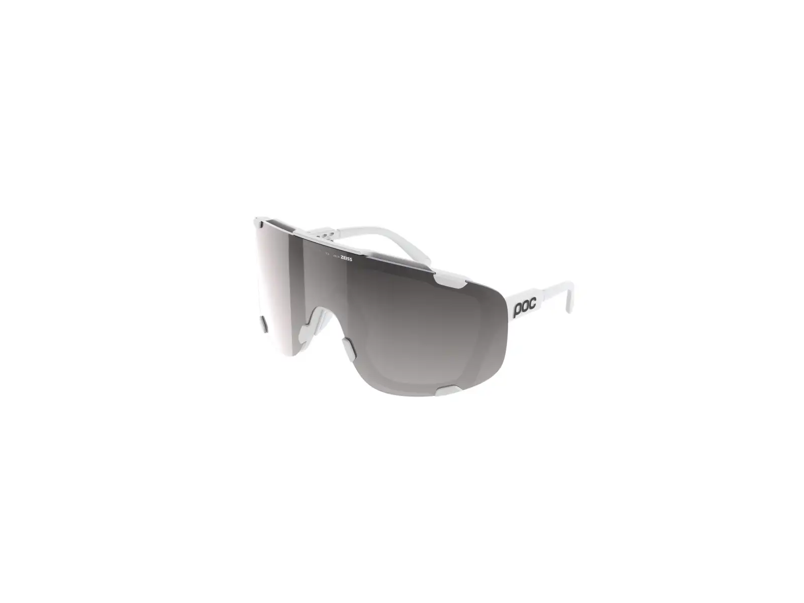 POC Devour + okulary przeciwsłoneczne Hydrogen White/Clarity Road/Sunny Silver