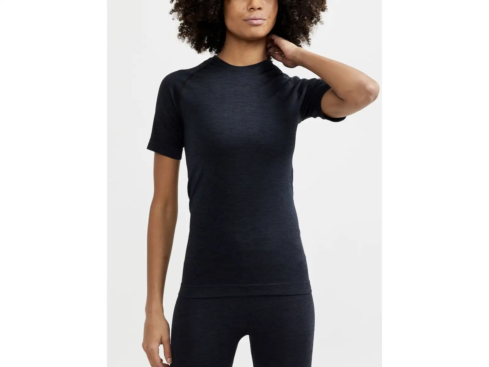 Craft Core Dry Active Comfort damska koszulka krotki rękaw czarna