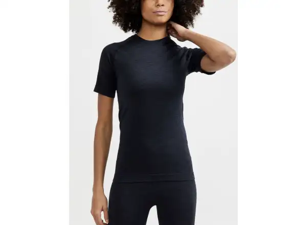 Craft Core Dry Active Comfort damska koszulka krotki rękaw czarna