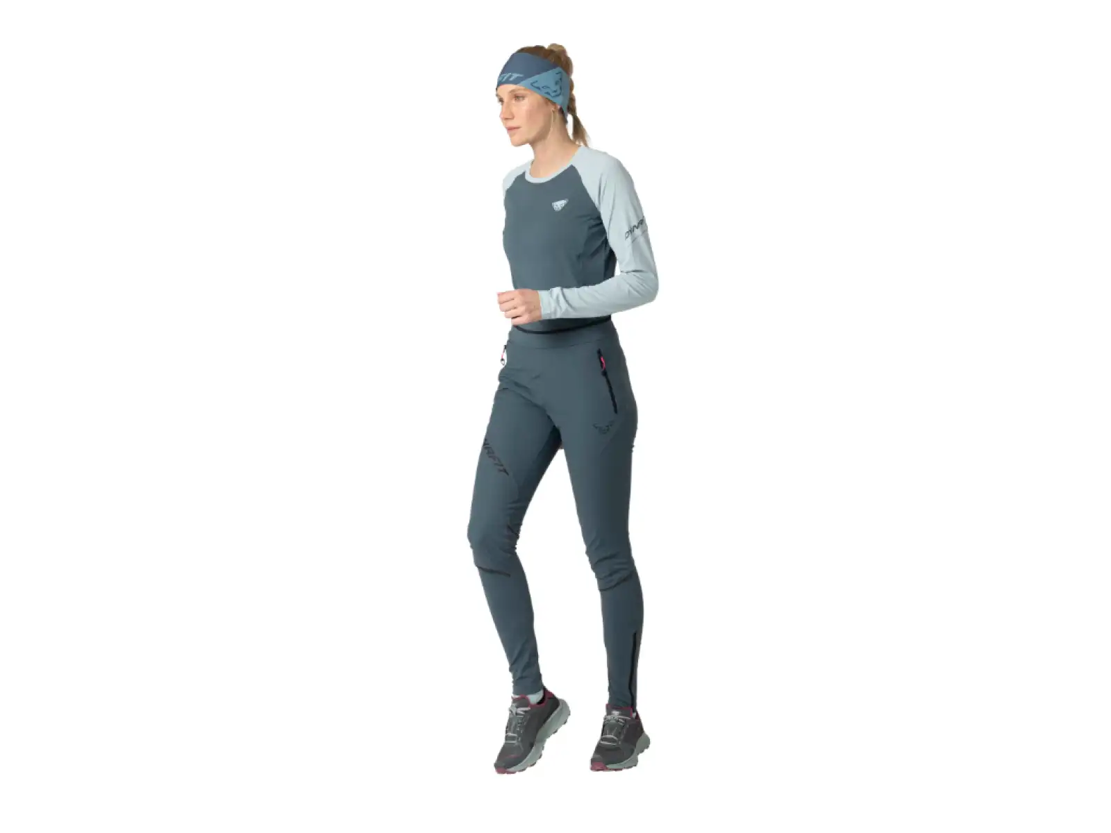 Dynafit Alpine Hybrid damskie spodnie do biegania Cinder