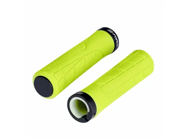 Force Orix gumowe chwyty fluo żółta