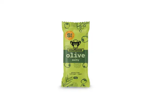Chimpanzee Salty Bar batonik energetyczny Olive 50 g