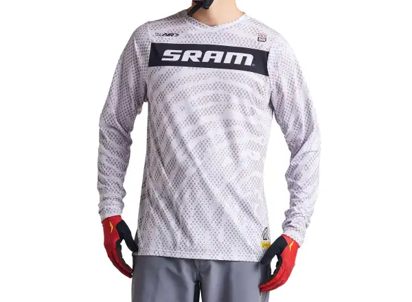 Troy Lee Designs Skyline Air Sram męska koszulka rowerowa z długim rękawem Roots Cement