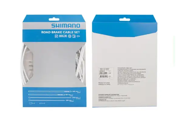 Shimano Dura Ace zestaw hamulcowy DA7900 pancerze + linki biała