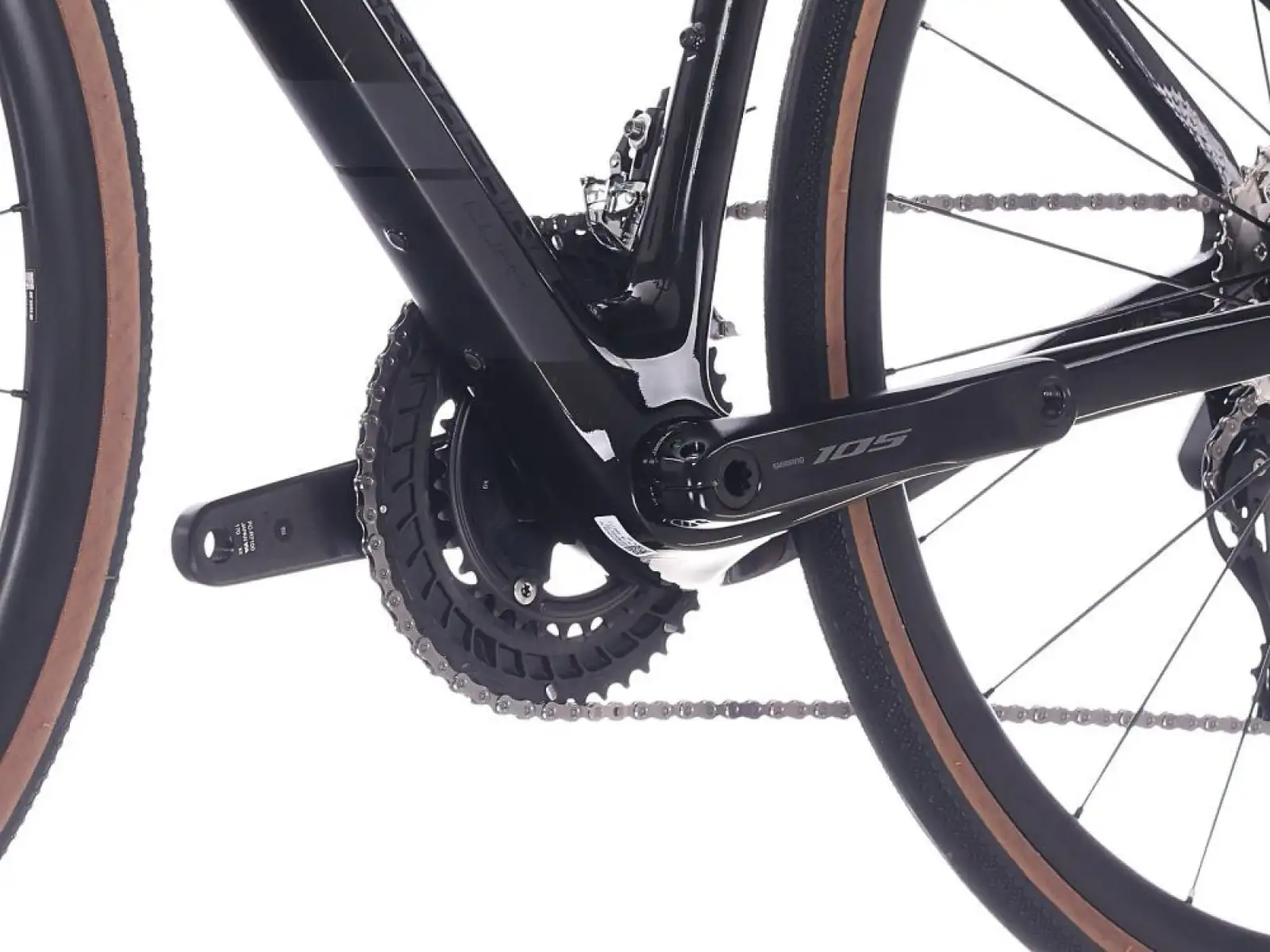 Rock Machine Lukk CR 80 gravel rower Gloss Metallic Black