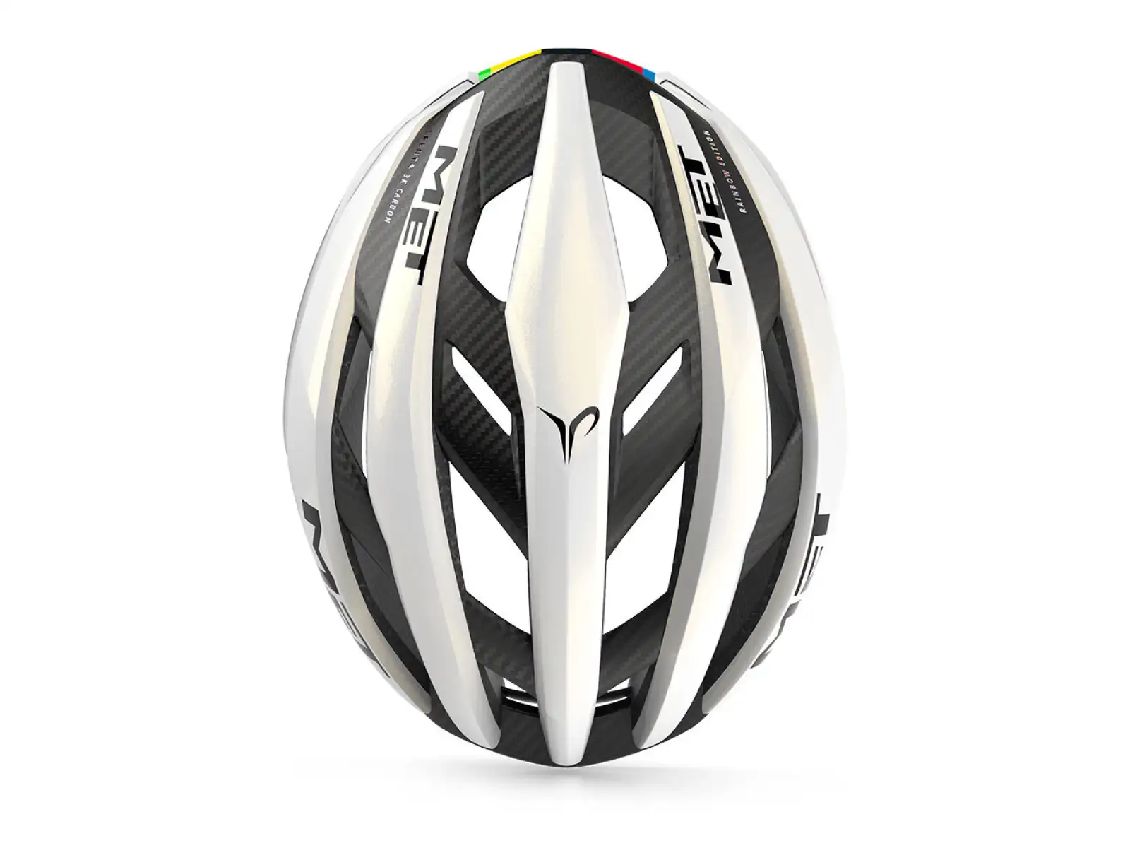 MET Trenta 3K Carbon szosowy kask Rainbow Limited Edition