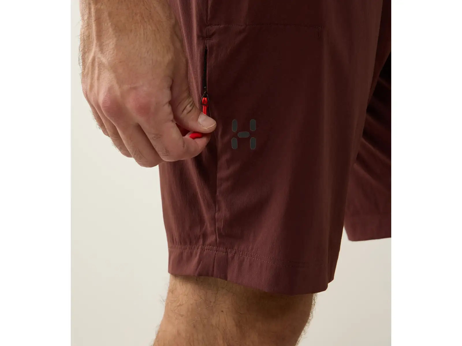 Haglöfs L.I.M Fuse męskie spodenki Maroon Trail