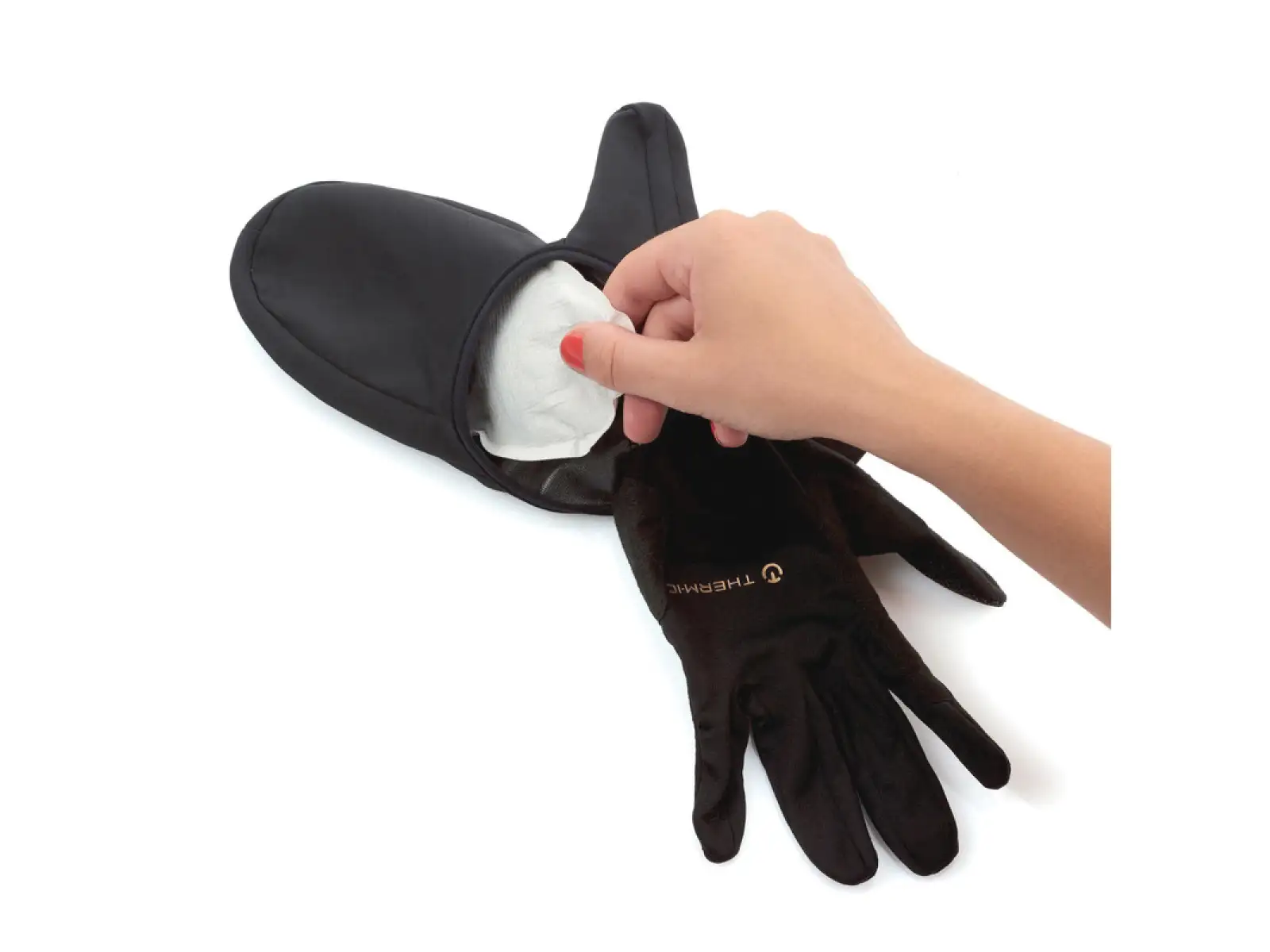 Thermic Versatile Light podgrzewane rękawice black