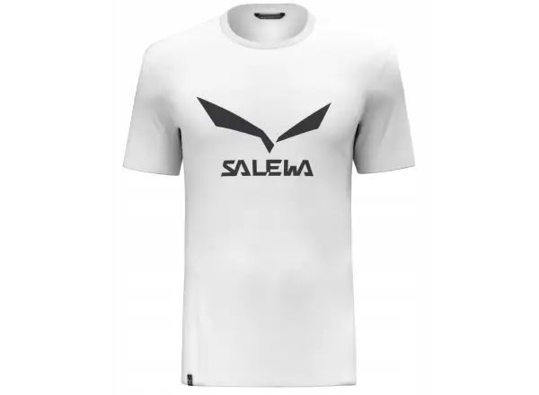 Salewa Solidlogo Dry męska koszulka z krótkim rękawem White