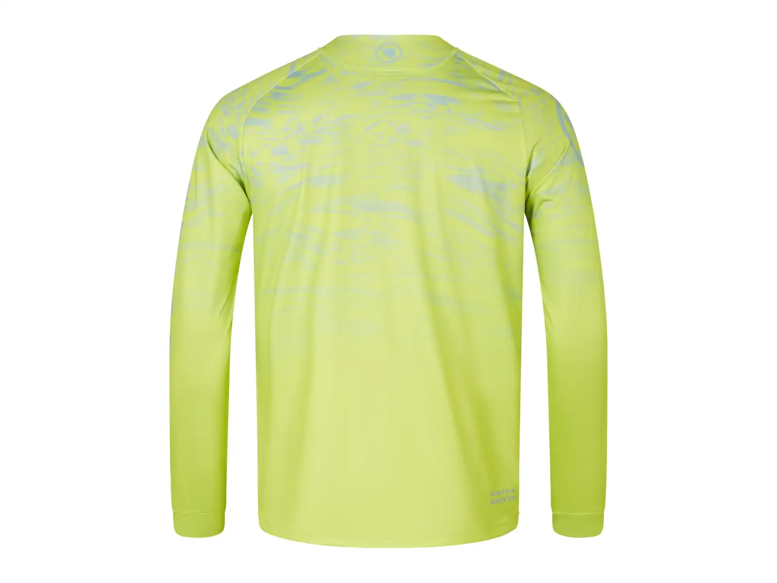 Endura LTD Marble Printed męska koszulka rowerowa z długim rękawem Lime Green