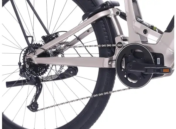 Rock Machine Crossride e450 FS niskonastupowe pełne zawieszenie rower elektryczny Sand Grey/Black