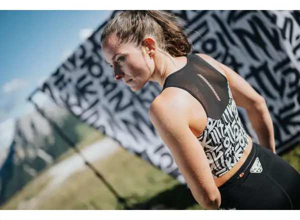 Dynafit Trail Crop Top damska koszulka bez rękawów Black Out