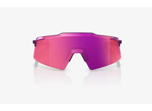 100% Aerocraft okulary Gloss Purple Chrome/Purple Multilayer Mirror