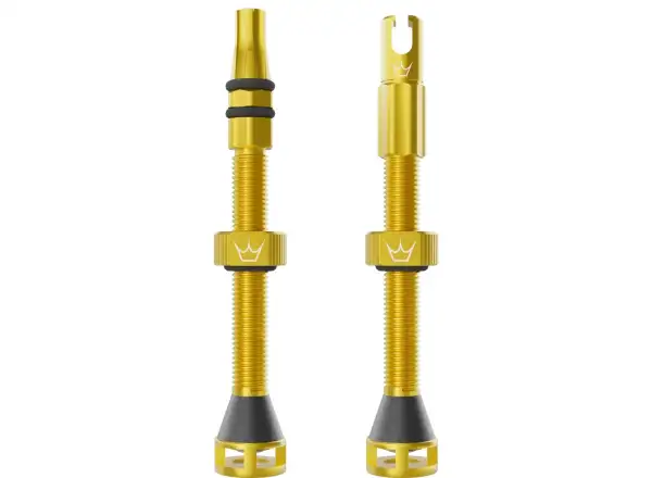 Peatys Holeshot Fast Flow wentyle bezdętkowe 60 mm Gold