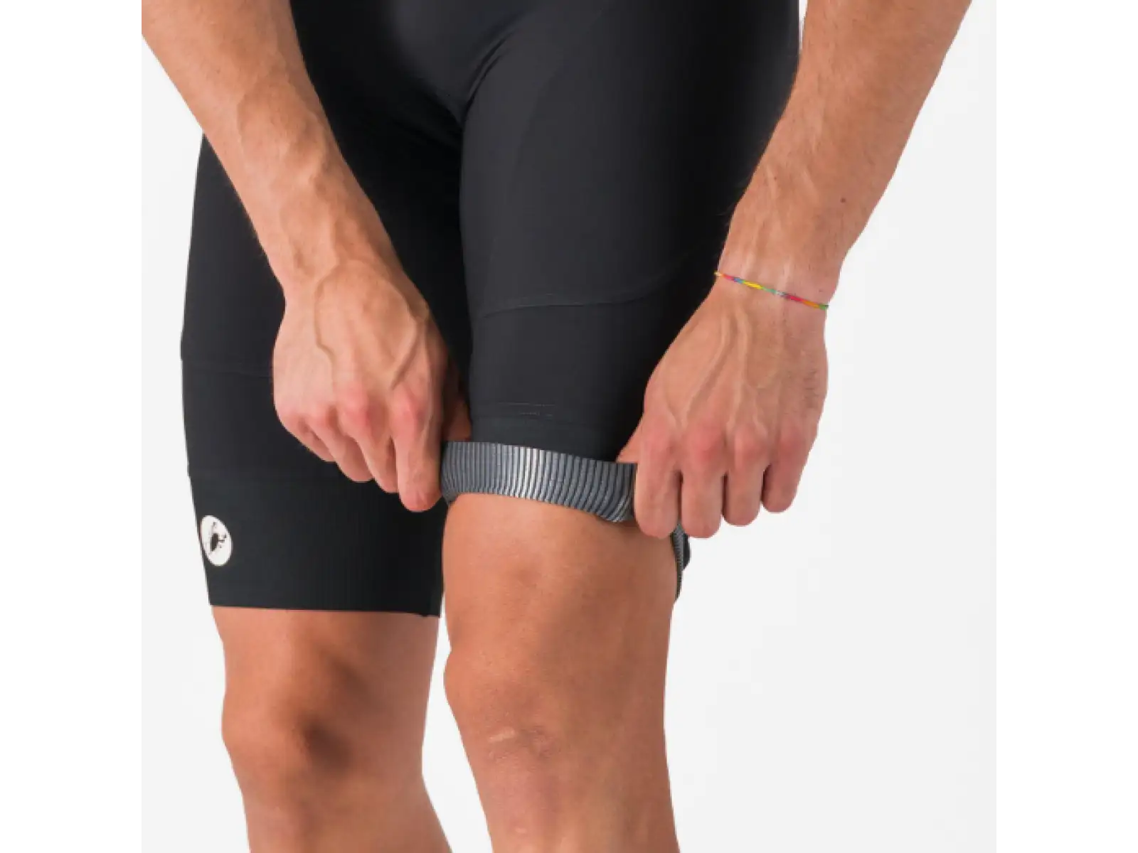 Castelli Endurance 4 męskie spodenki z wkładką i szelkami Black