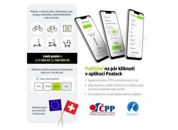Pealock 2 elektroniczny zamek czarny