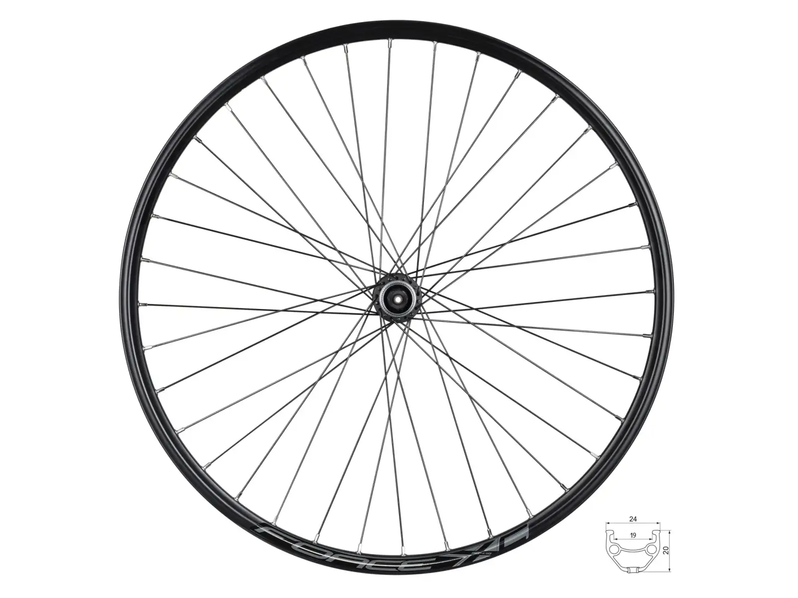 Force XC Disc 27,5" przednie koło