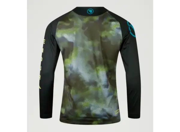 Endura Pixel Cloud męska koszulka z długim rękawem Black