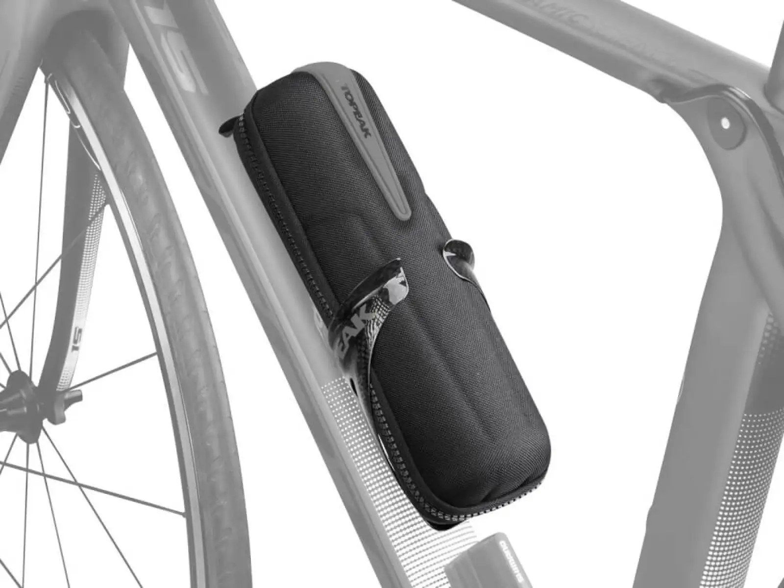 Topeak Cagepack XL torba do ramy 0,9 l czarna/szara