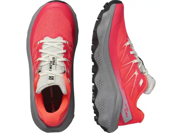 Salomon Ultra Flow 2 damskie buty do biegania Coral Neon Flame/Gull/Icicle