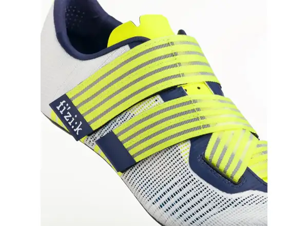 Fizik Vento Powerstrap Aerowave męskie buty szosowe Movi Yellow/White