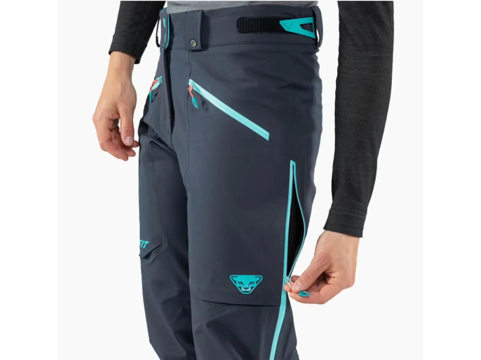 Dynafit Beast Hybrid damskie spodnie Blueberry/Marine Blue