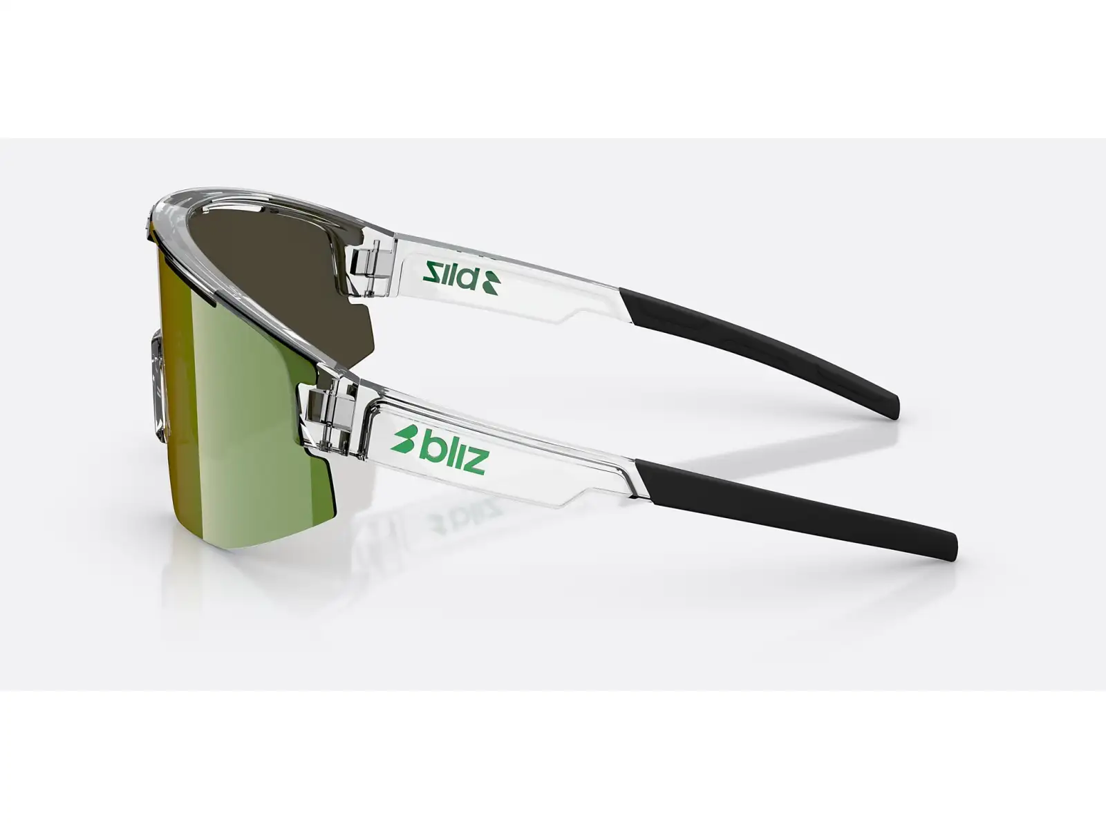 Bliz Matrix okulary przeciwsłoneczne Transparent White/Brown Green Multi