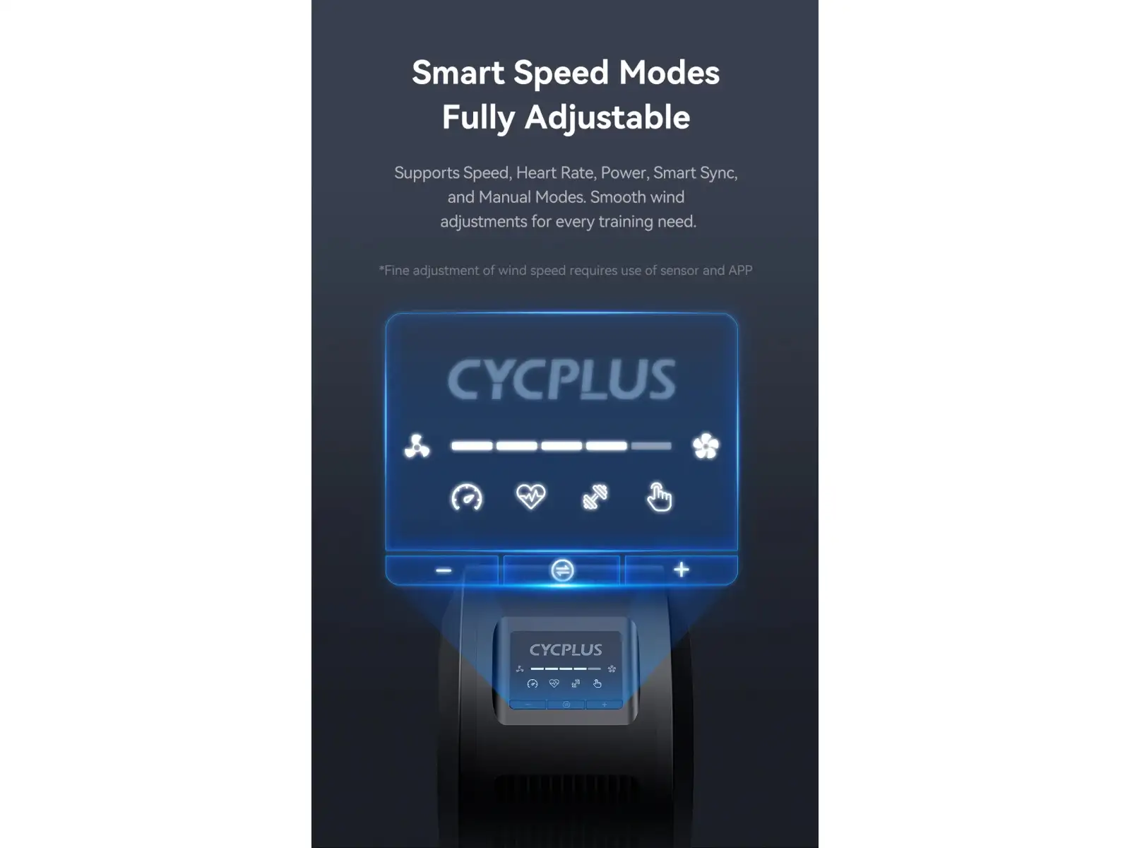 Cycplus F1 elektronicznie sterowany wentylator