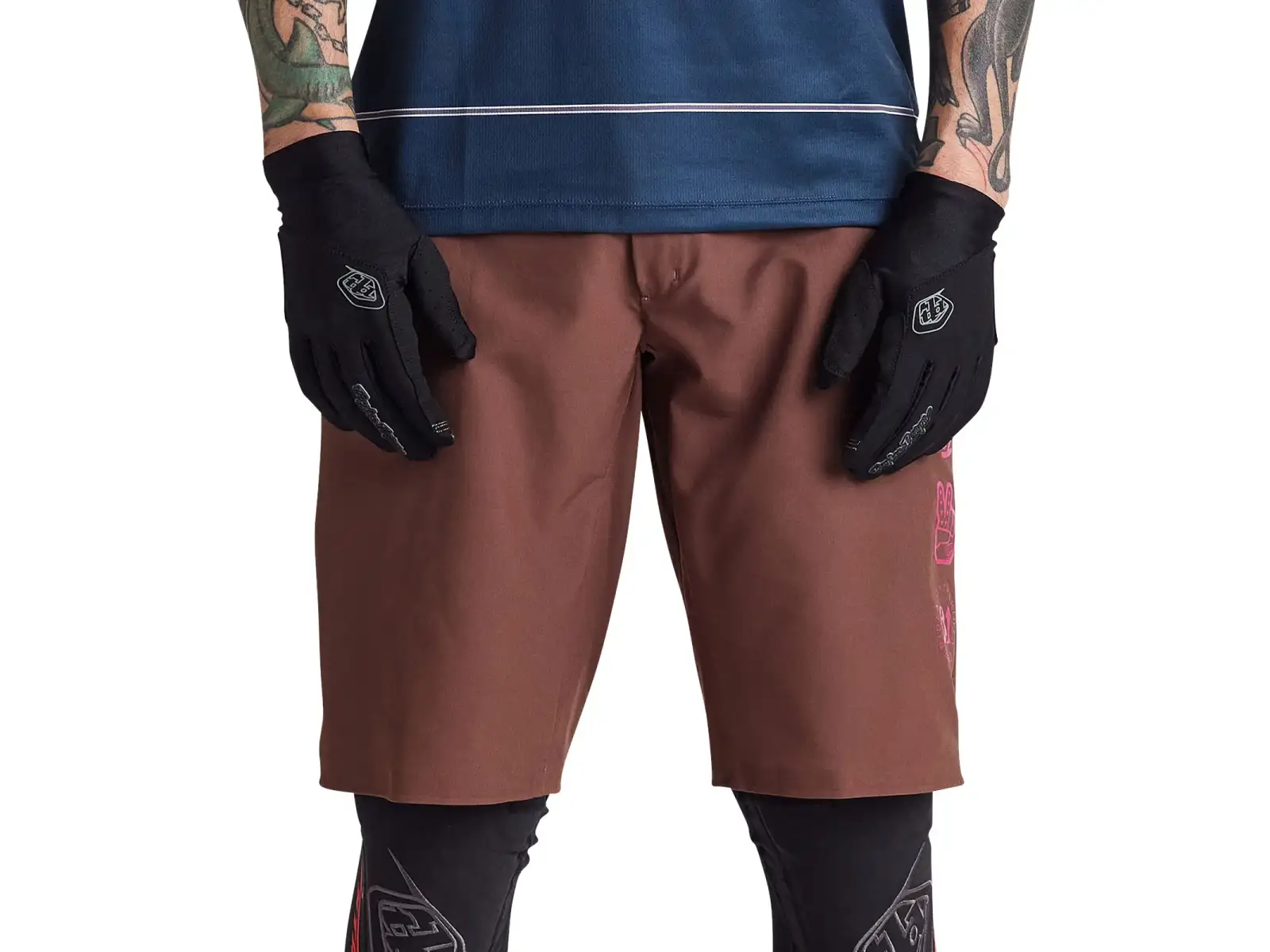 Troy Lee Designs Flowline Superlyte męskie szorty Mono Chocolate