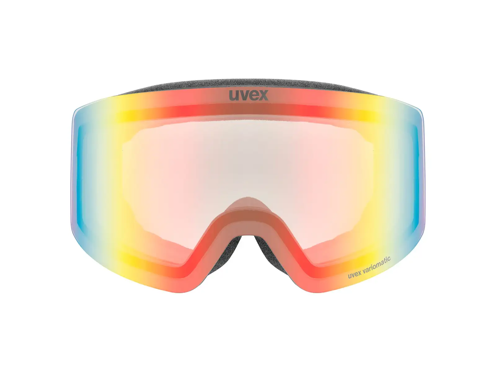 Uvex Provoque FM gogle narciarskie black matt/rainbow