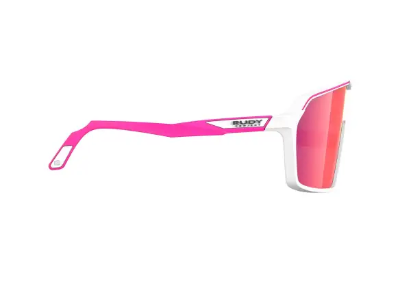 Rudy Project Spinshield okulary przeciwsłoneczne White-Pink fluo/Multilaser Red