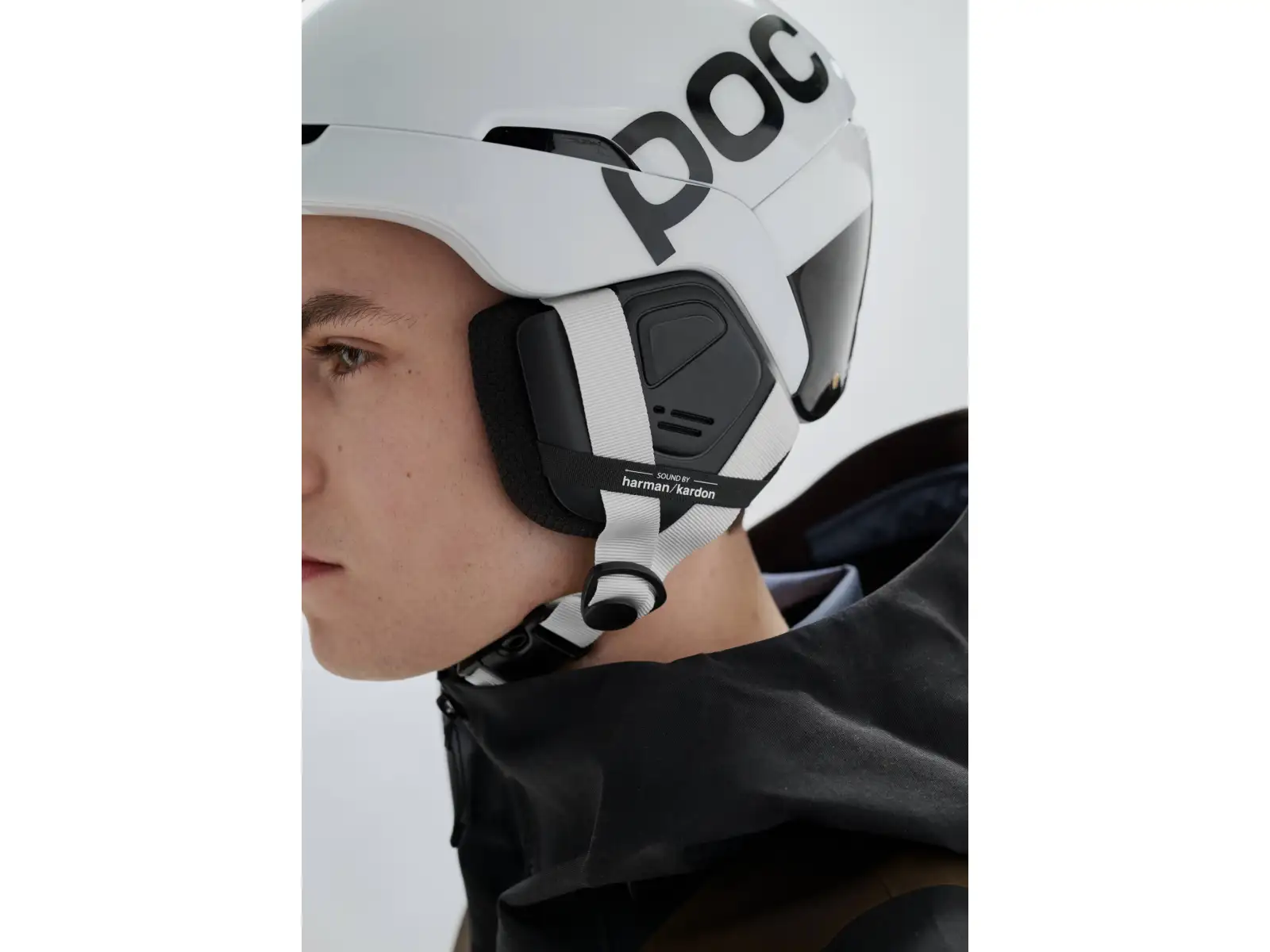 POC Obex Connect kask narciarski Hydrogen White/Fluorescent Orange AVIP