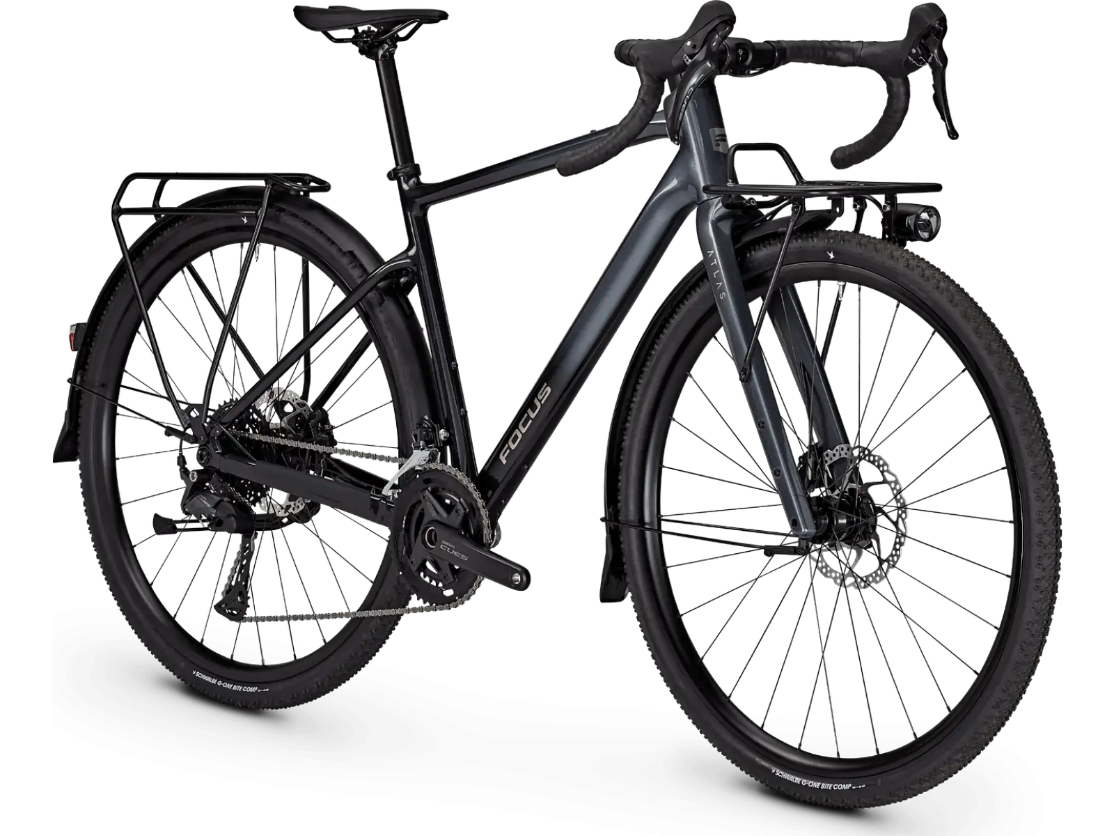 Focus Atlas 6.8 EQP rower gravel Steelgrey/Diamondblack