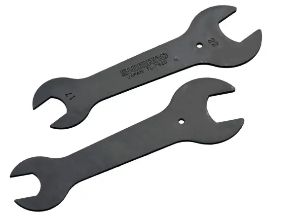 Shimano TL-7S20 klucze stożkowe 17x22 mm - zestaw 2 sztuki