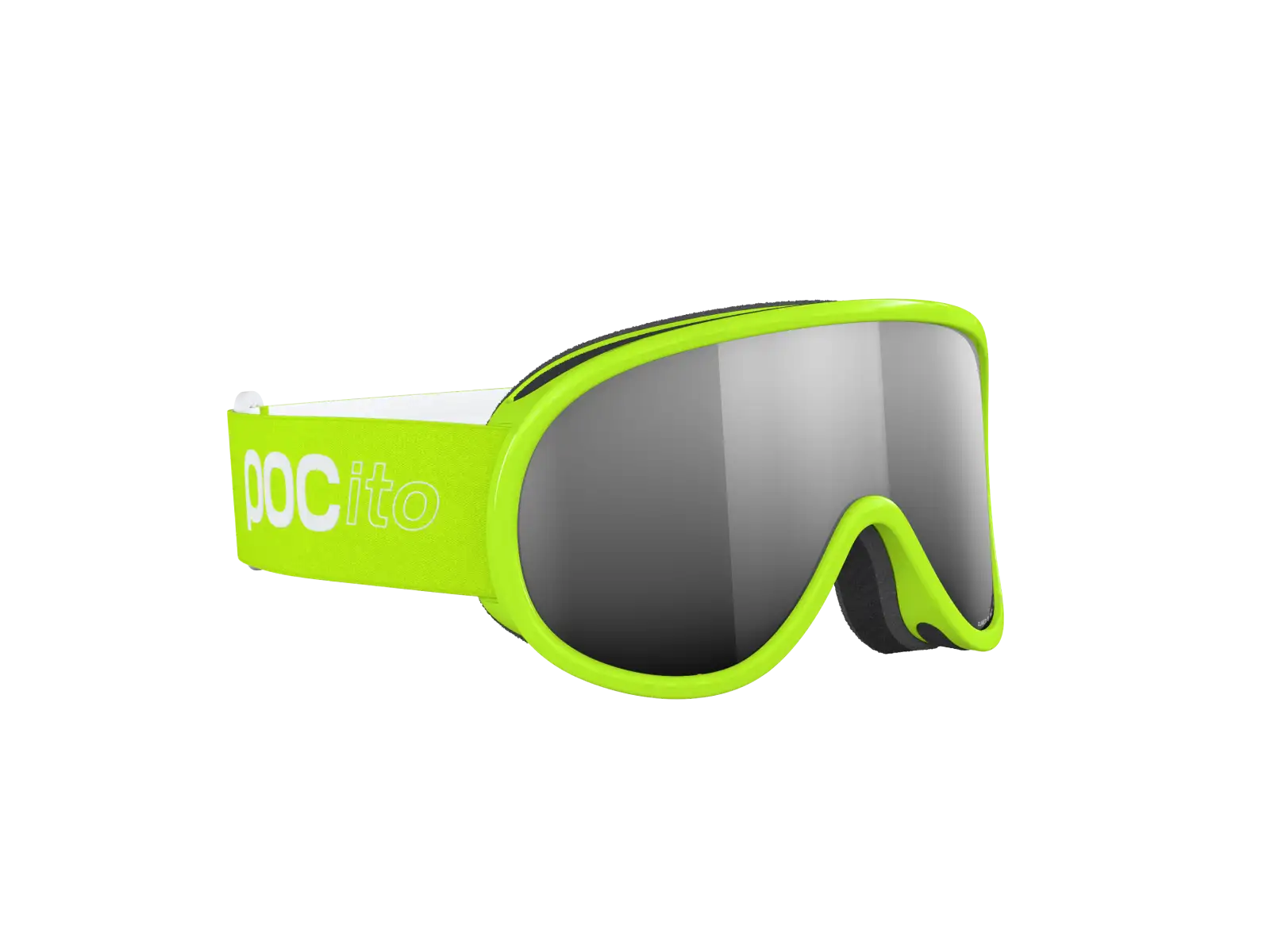 POC POCito Retina dziecięce gogle narciarskie Fluorescent Yellow/Green/Partly Sunny Silver