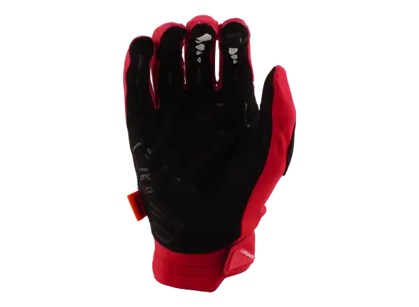 Troy Lee Designs Gambit Solid Flow rękawice Scarlet Glo