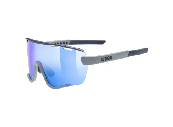 Uvex Sportstyle 236 okulary Rhino Deep Space Mat/ Mirror Blue (Cat. 3) Clear (Cat. 0)