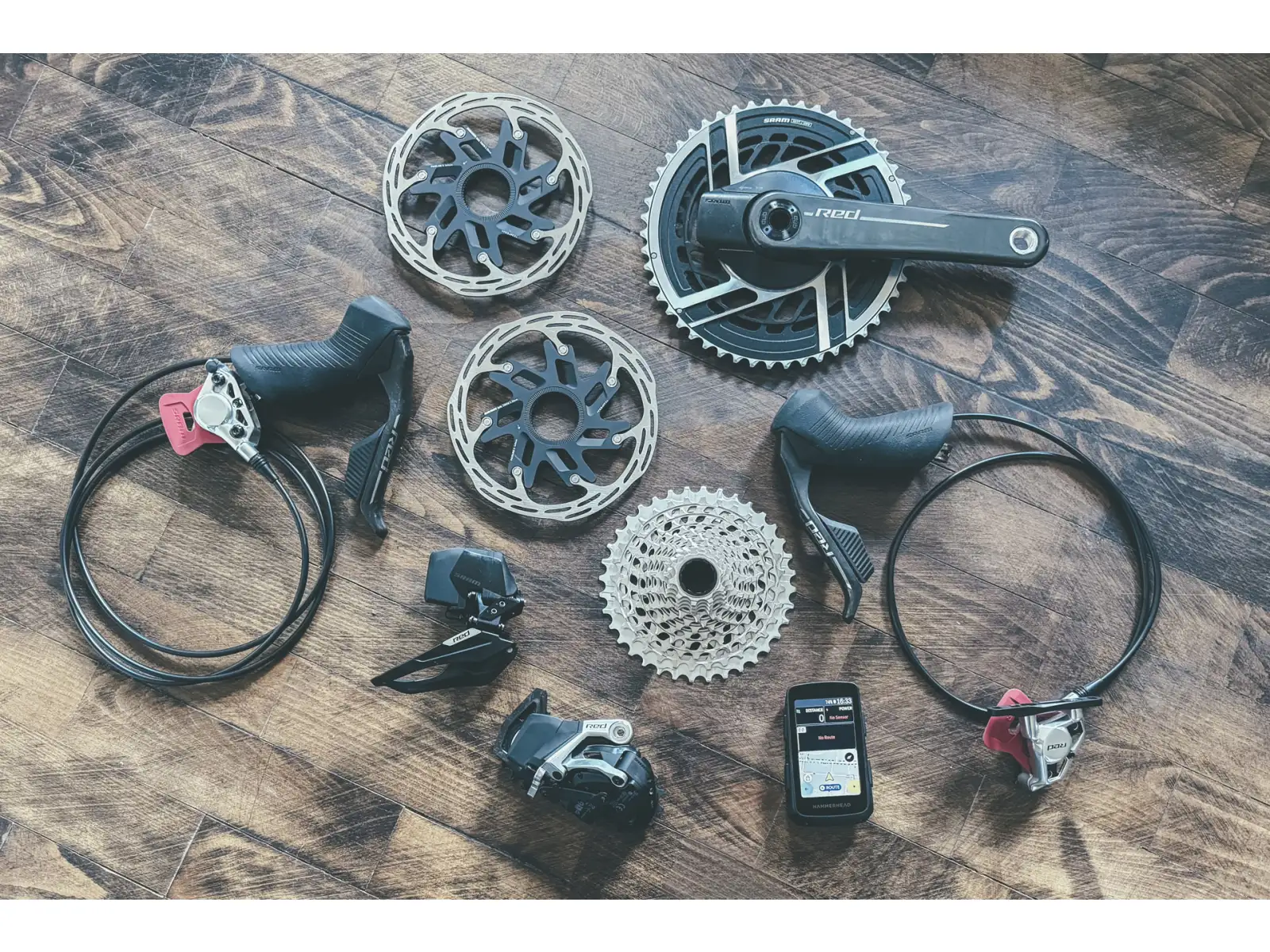 Sram Red AXS 2X Hammerhead szosowy zestaw