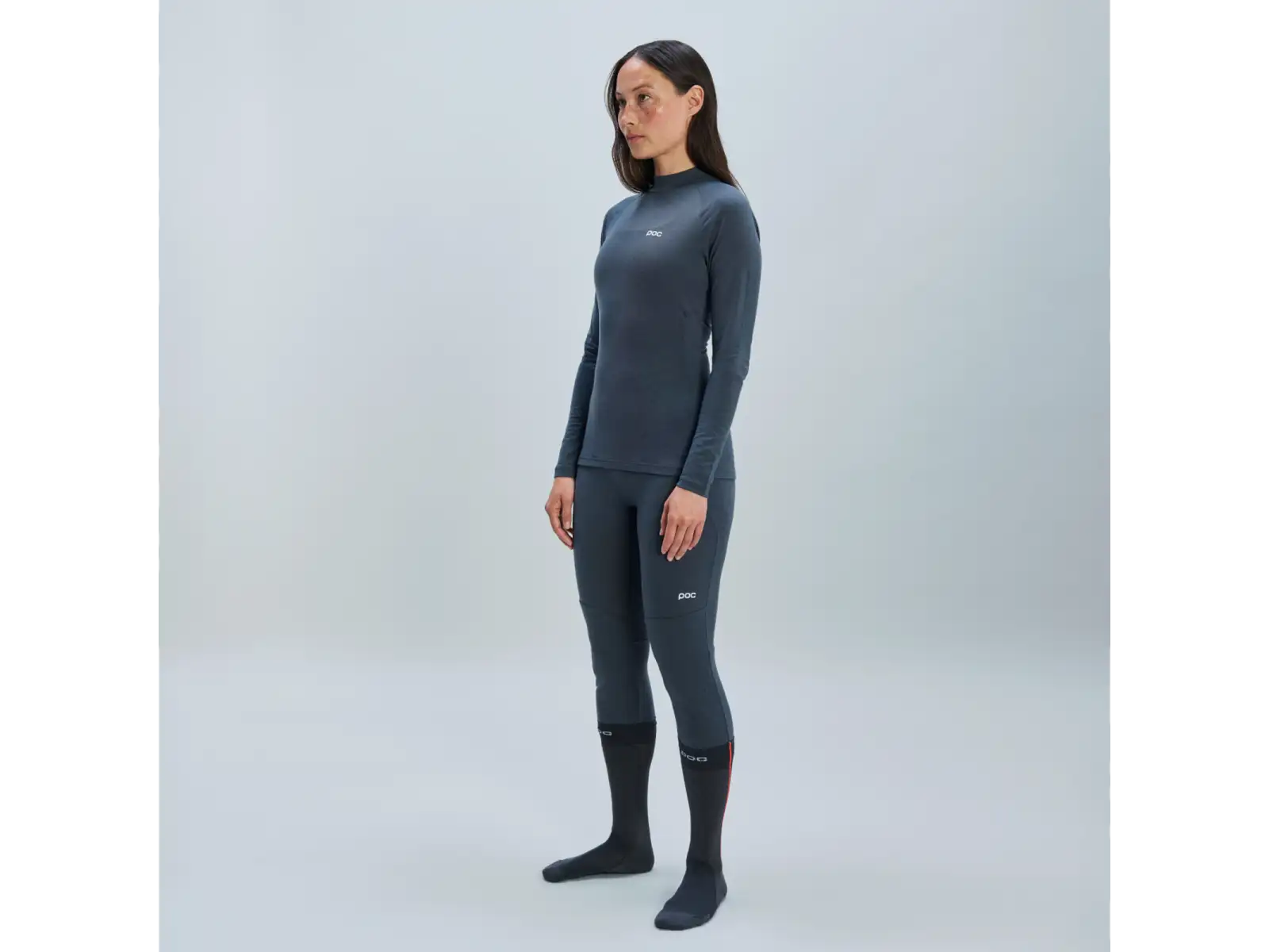 POC Layer Merino damska koszulka z dlugim rekawem Sylvanite Grey