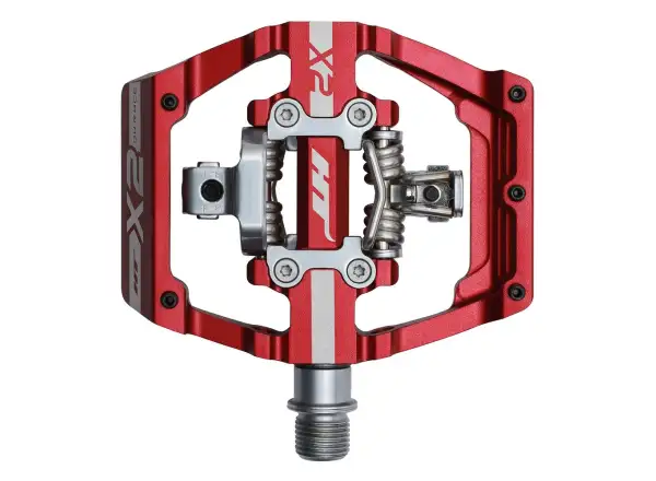 HT HTI-X2 pedały zatrzaskowe czerwone