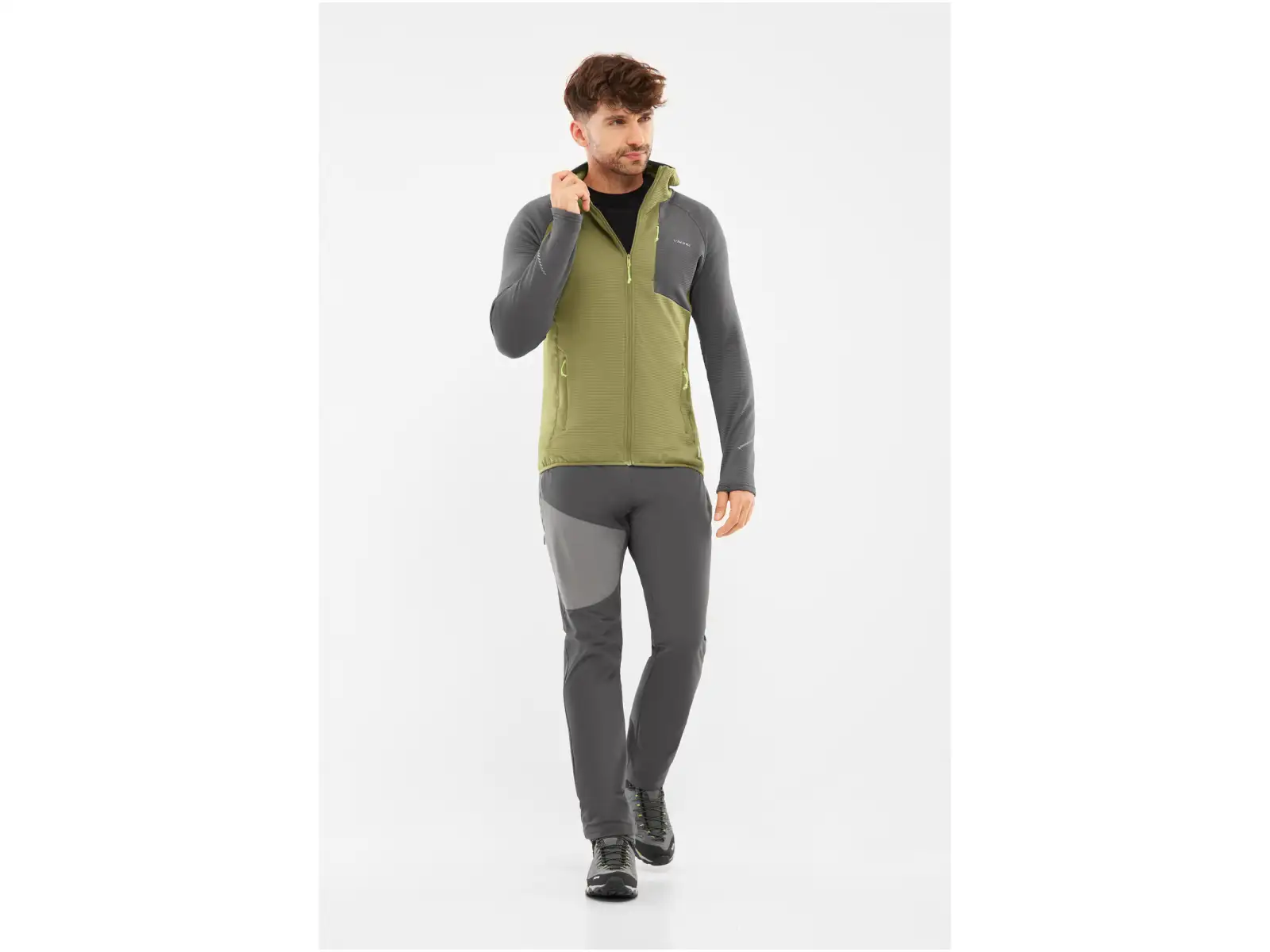 Viking Birger męska bluza Olive/Grey