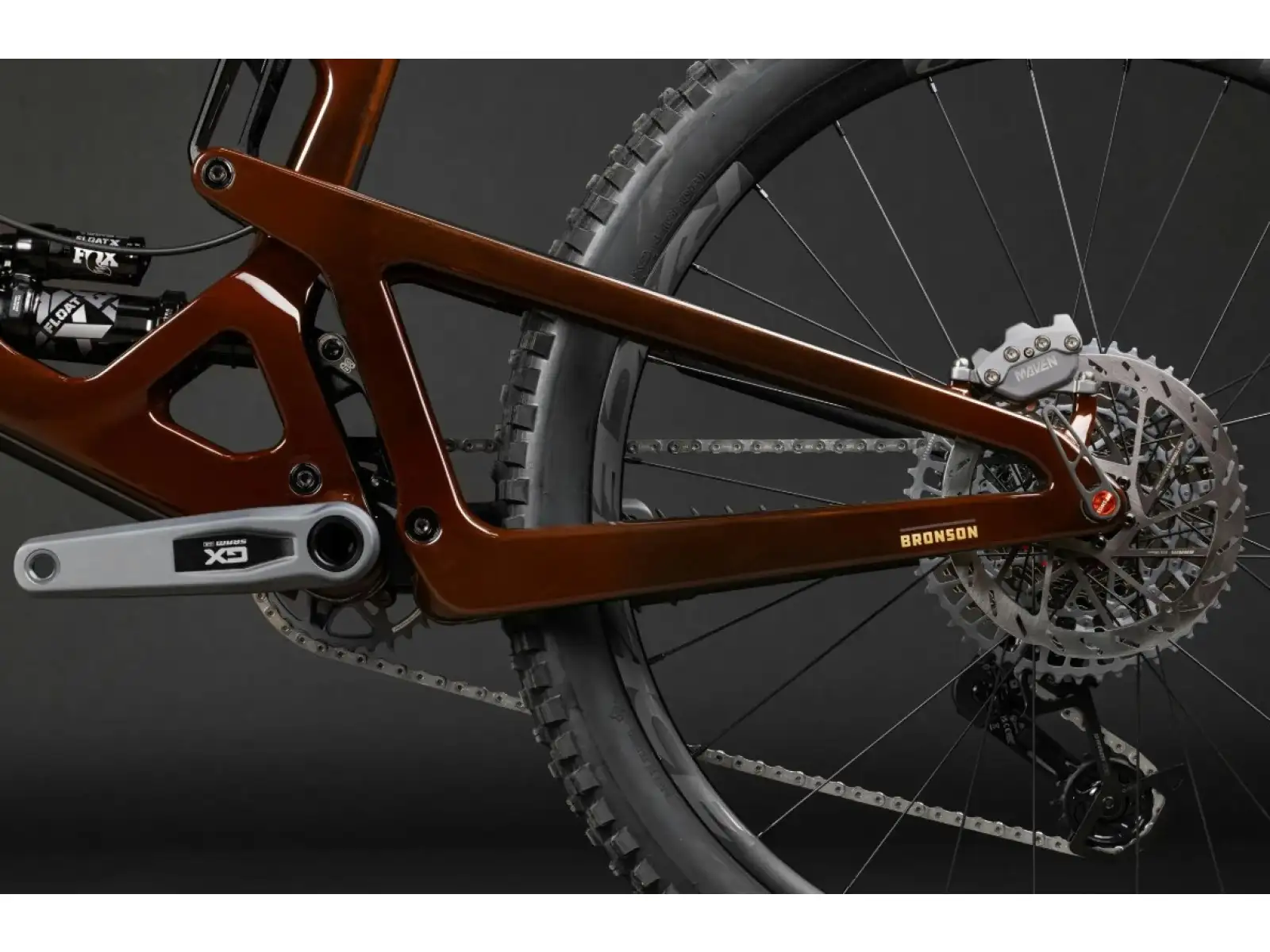 Santa Cruz Bronson 4.1 CC MX zestaw ramy z amortyzatorem Rock Shox Super Deluxe Ultimate