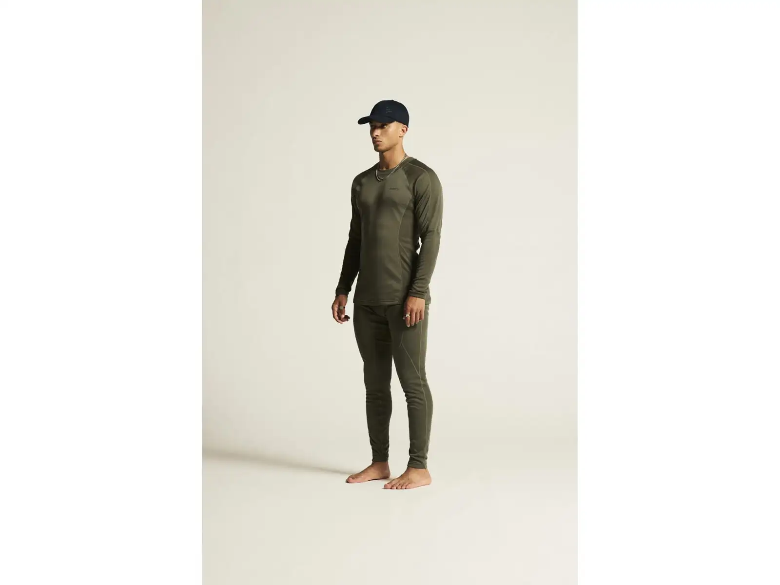 Craft Core Warm Baselayer męski zestaw funkcyjny zielona