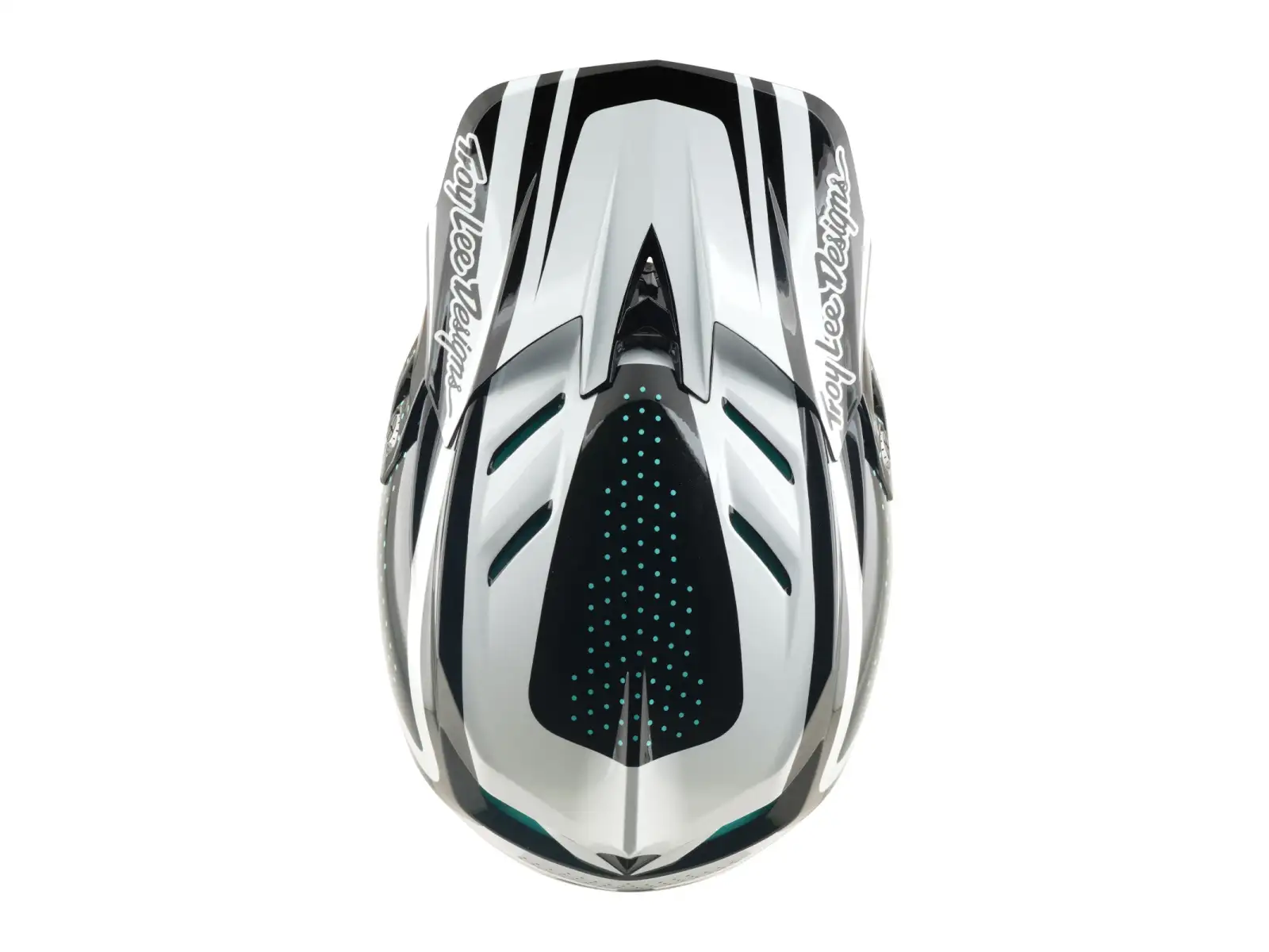 Troy Lee Designs D4 Polyacrylite MIPS kask Line Charcoal/White