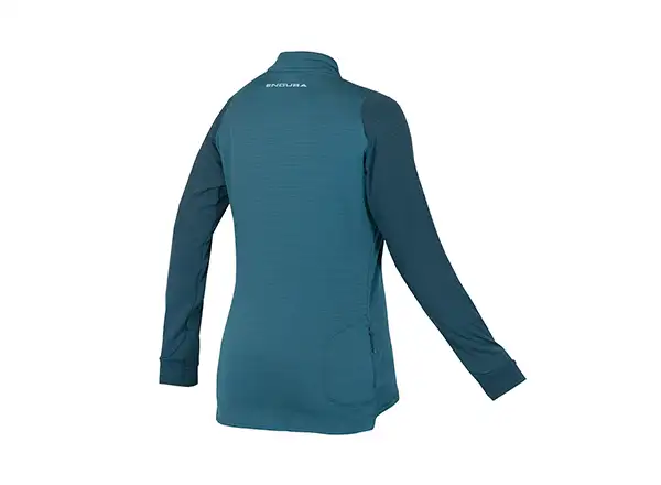 Endura SingleTrack Fleece damska koszulka ciemno szarozielona